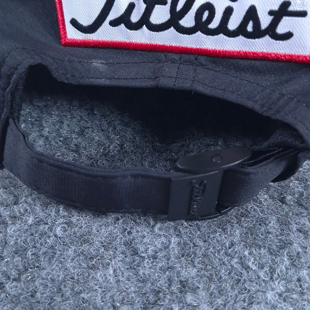 Titleist Tour Performance Golf Hat Black Adjustable FJ Pro V1 Logue Embroidery